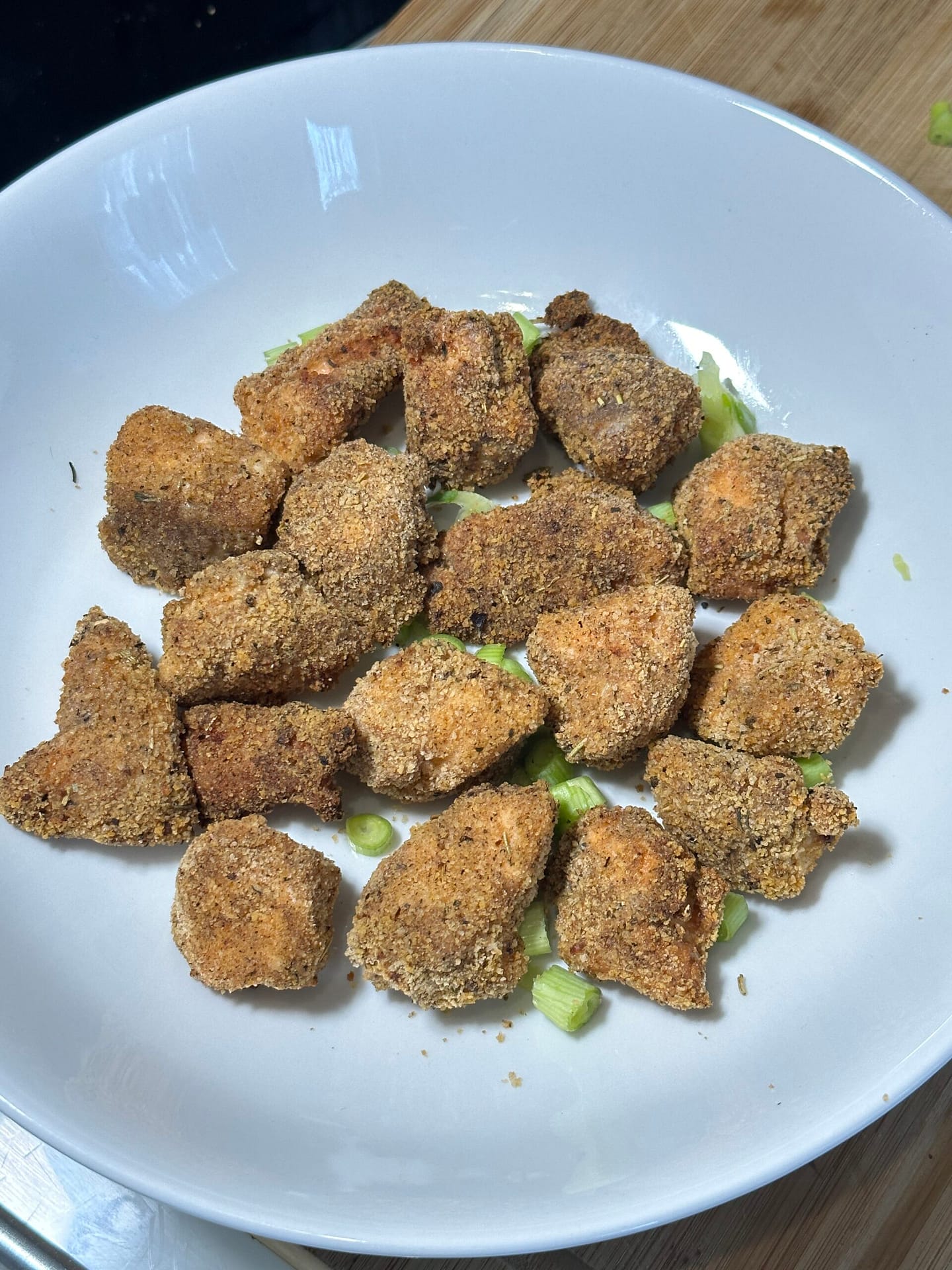 Crispy Salmon Bites - Loaded Munch